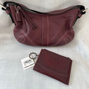 Coach Hobo bag with matching card case